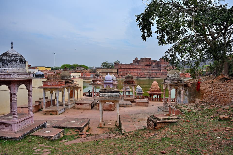 Stone temple complex in the Machkund valley